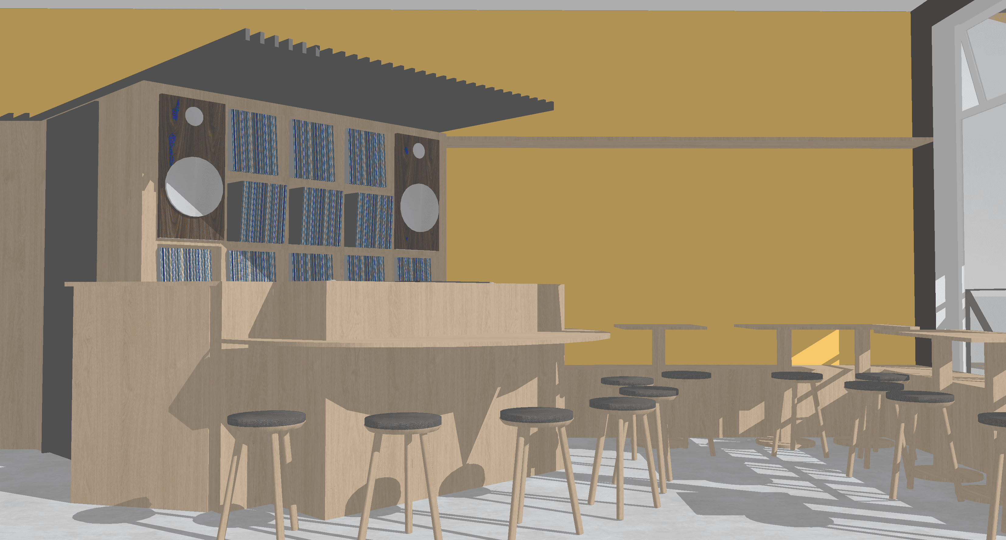 Commercial project concept featuring spatial design by stüdyo.studio